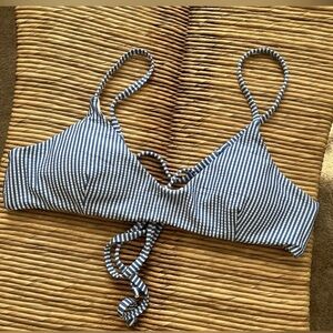 Urban Outfitters Out From Under Seersucker Bikini Top